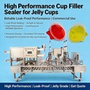 High Performance Automatic Cup Filling Sealing Machine Reliable Leak-proof Performance for Commercial Jelly Cups