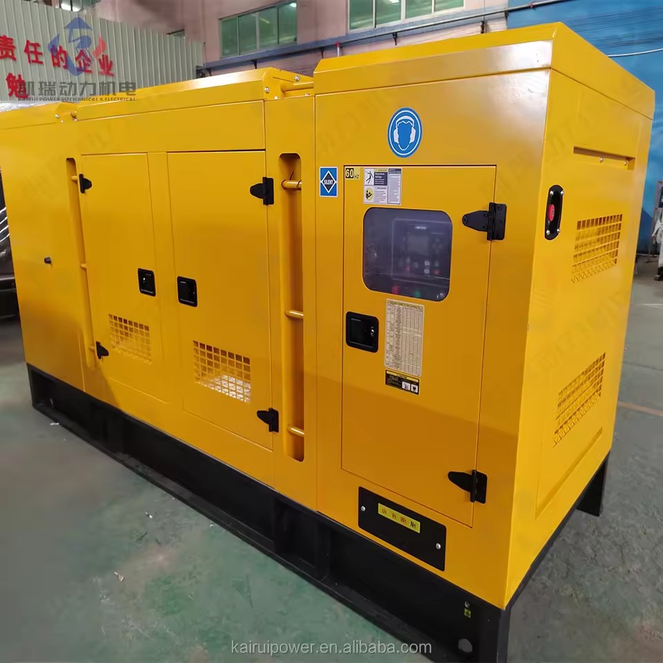50-100KVA Silent Soundproof Diesel Generator Set 3-Phase 50Hz & 60Hz Industrial Standby Power Unit