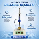Digital Electronic Asphalt for Equipment Semi Automatic Penetrometer Lubricating Grease Cone for Measurement 220V 50Hz