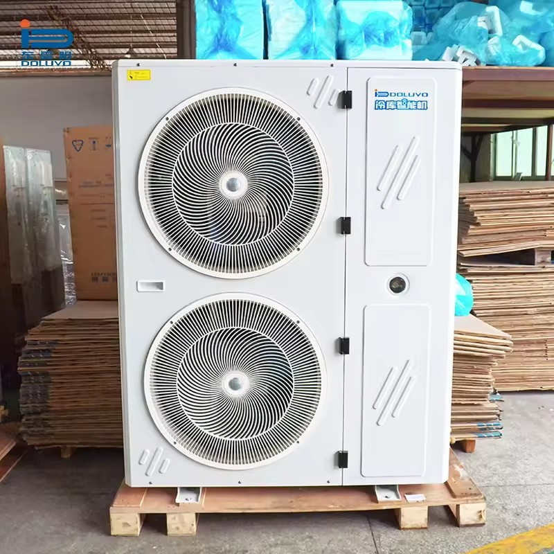 Air Cooled Energy Saving Medium/High Temperature Condensing Unit Hermetic Compressor for Freezer Rooms Fruit Vegetable