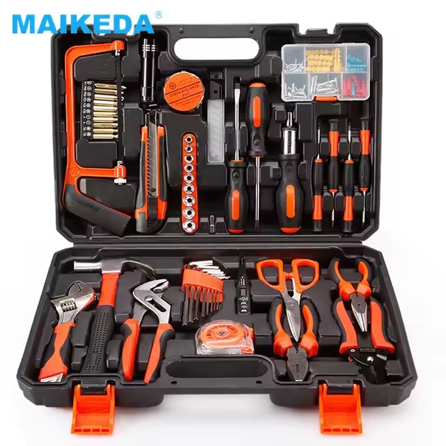 2021 82pcs Hardware Hand Tools Set Repair Tool Box for Home Use Repairing