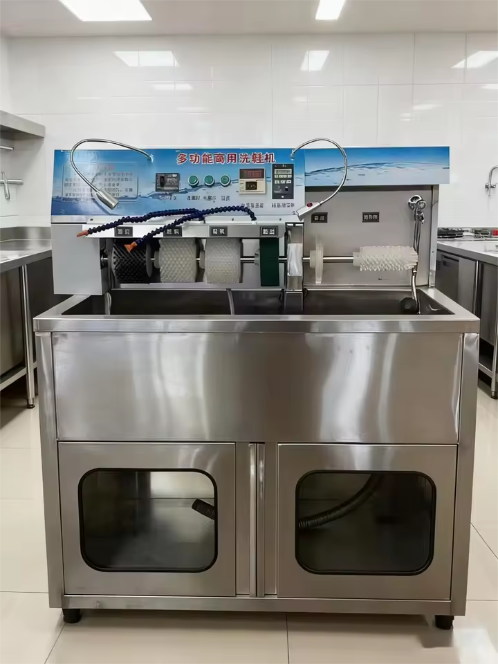 Intelligent Frequency Conversion Electric Energy-Saving Stainless Steel Semi-Automatic Self-Cleaning Shoe Cleaning 220V