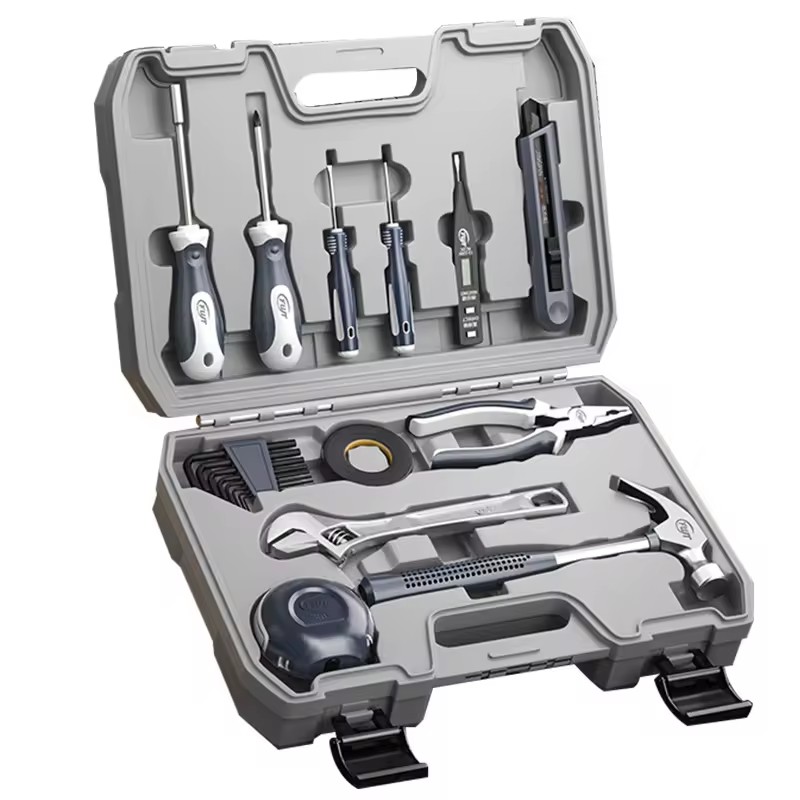 Daily Household Maintenance Tool Combination Set Chrome Vanadium Steel Forged Hand Hard Case Carpenter Car Hardware