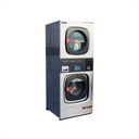 Coin Operated Stainless Steel 10Kg Fully Automatic Energy Saving Washer-Dryer Machine for Laundromat Use