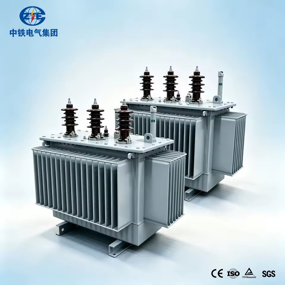 High Voltage Oil Immersed Power Transformer Substation Equipment Three Phase 380V 220V Output 50 60Hz Electrical Supply Device