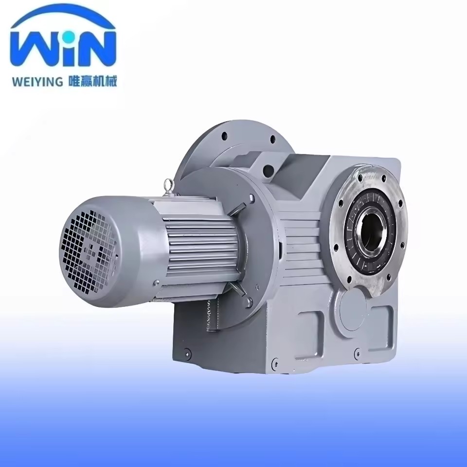 K Series Helical Bevel Gear Reducer High Torque Industrial Gearbox 20:1 Ratio Horizontal Mounting Solid Shaft for Heavy Duty