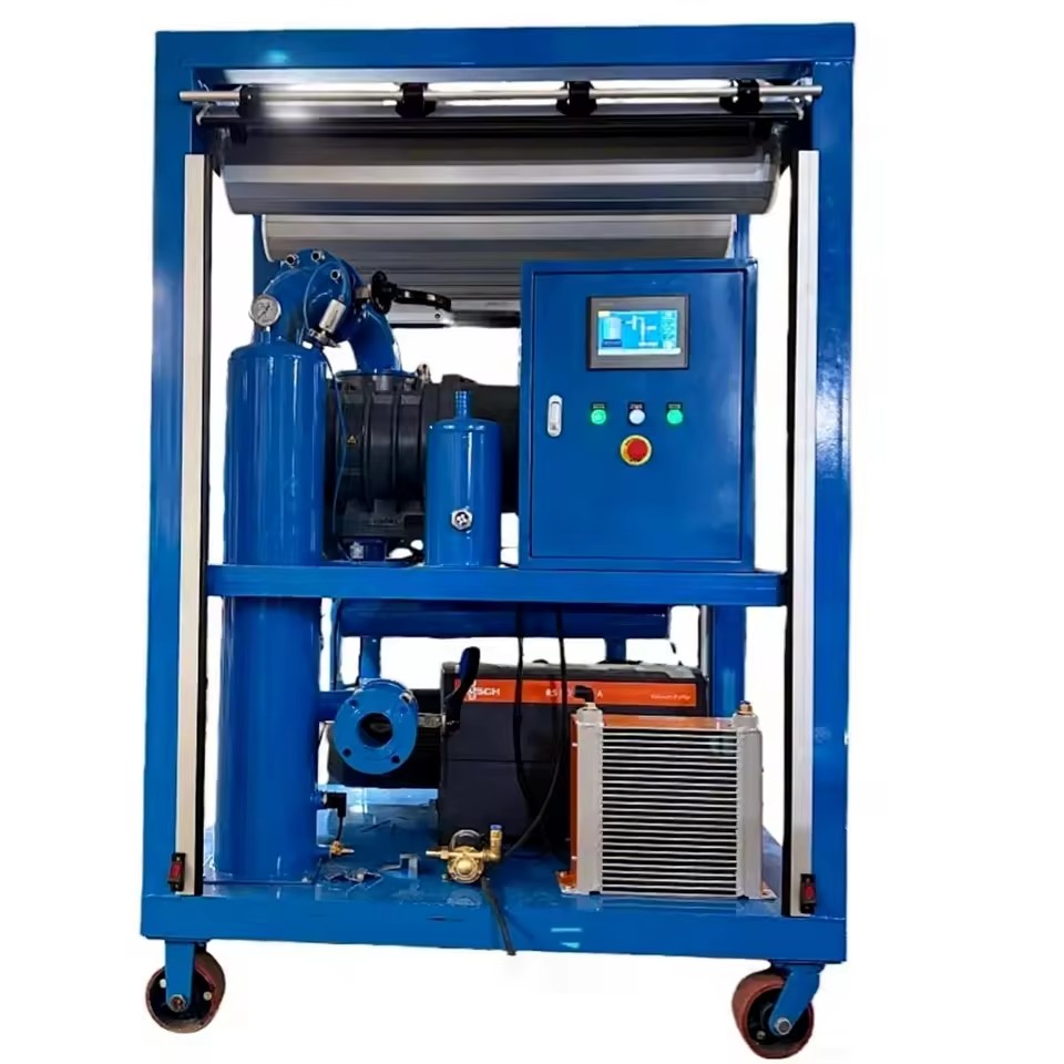 New PLC Fully Automatic Three Phase Transformer Vacuum Evacuation Machine Vacuum Pumping Plant 0.3 MPa Pressure 5 Year