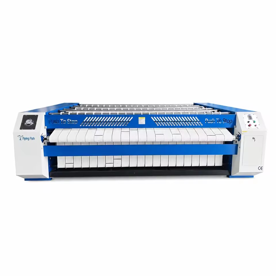 Industrial Flatwork Ironer Automatic Commercial Linen Ironing Machine Energy Saving Equipment for Hotel Hospital Laundry
