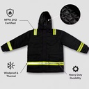 Men's Hi Visibility Flame Resistant Clothing Fr Winter Workwear Jacket for Industrial Oilfield Welding Workers