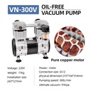 Oil Free Vacuum Pump VN 300V with Integrated Filter and Air Receiver Tank for Stable Pressure and Automatic Start Stop Operation