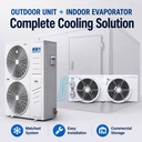 Ultra Low Temperature Blast Freezer Refrigeration System -80℃-120℃ Energy Saving Condensing Unit for Food Processing