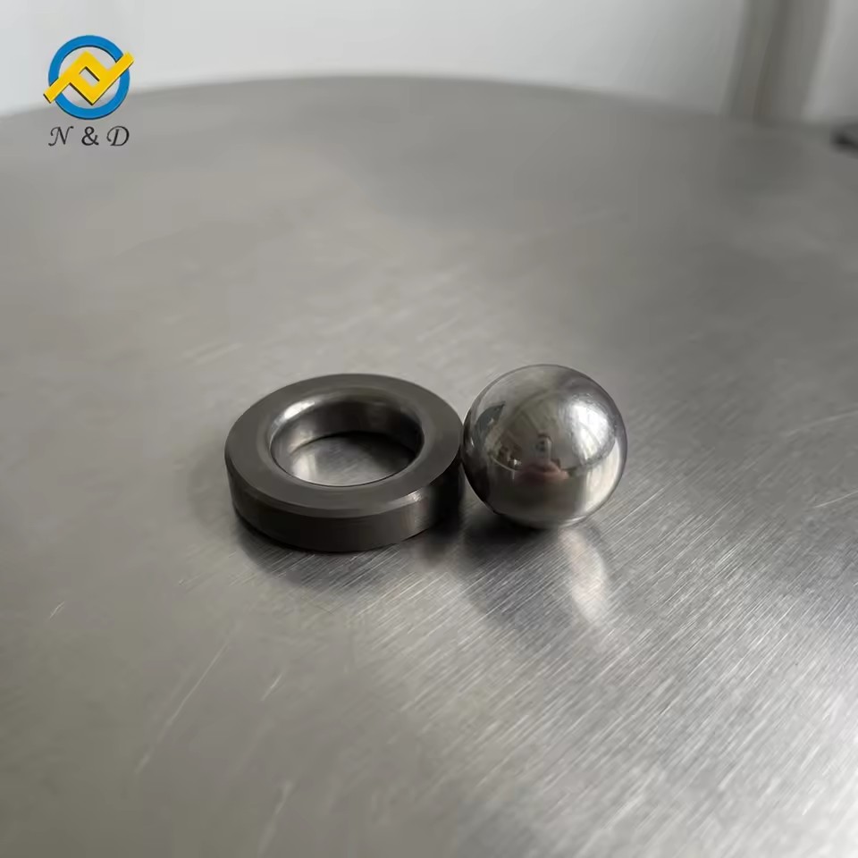 High Precision Solid Carbide Tungsten Alloy Ball Valve Seat Wear-Resistant and Corrosion Resistant for Oil Field Sucker Rod Pump