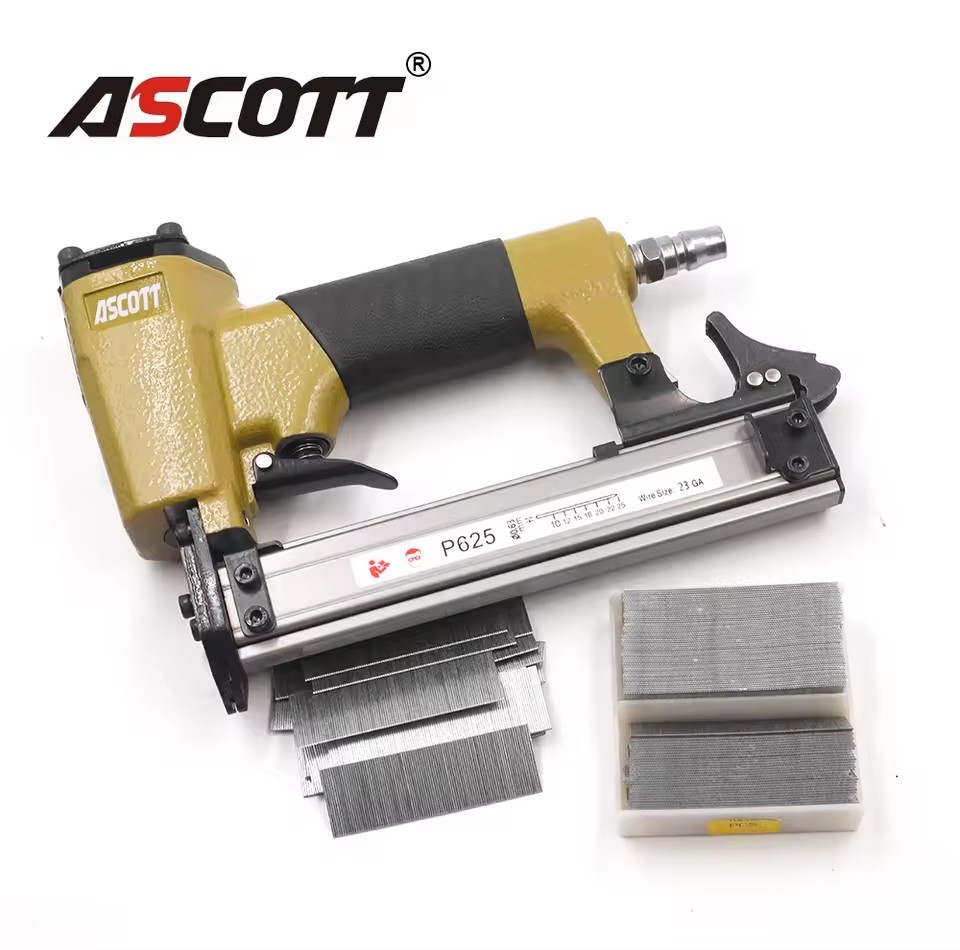 OEM Customized P625 23GA Air Finish Nailer Portable Headless Pinner for Furniture Make&Repair Tools Pneumatic Pushpin Nail Gun