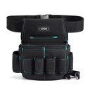 Work Belt Tool Bag Pouch Heavy Duty Adjustable 600D Polyester Electrician Tool Bag Tool Waist Bag