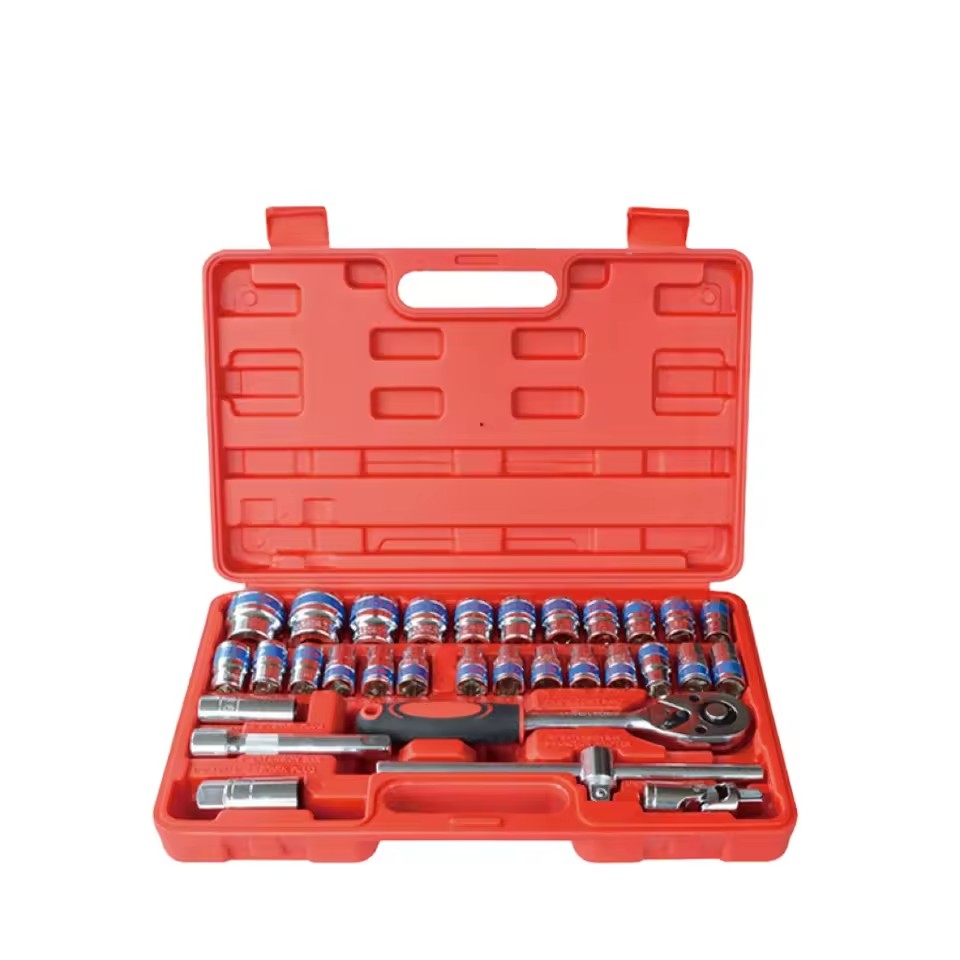 32-Piece Advanced DIY Repair Hand Tool Set for Home & Industrial Maintenance Comes with Hard Case & OEM Support