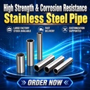 304 316 316Ti Stainless Steel Pipe for Pharmaceutical Reactor Sterile Manufacturing Vessel Piping