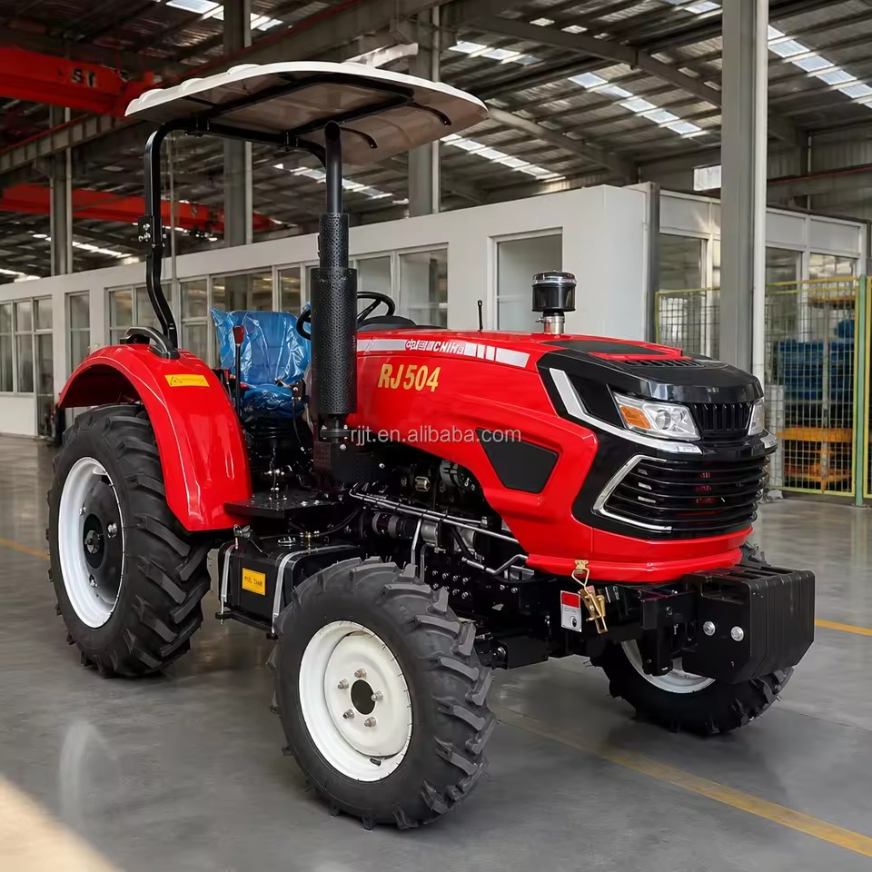 Factory Price 70HP 80HP 90HP 100HP 4WD Diesel Agricultural Tractor Wheel Farm Machine Direct Supply