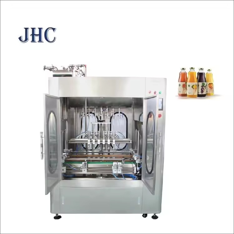 Automatic PLC Controlled Beverage Liquid Wine Sauce Jam Juice Plastic Bottles Glass Jar Capping Spout Pouch Machine Line High