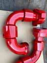 API 1502 Forged Swivel Elbow High Pressure NPT Thread, Anti-Corrosion Painted Oilfield Manifold Fitting