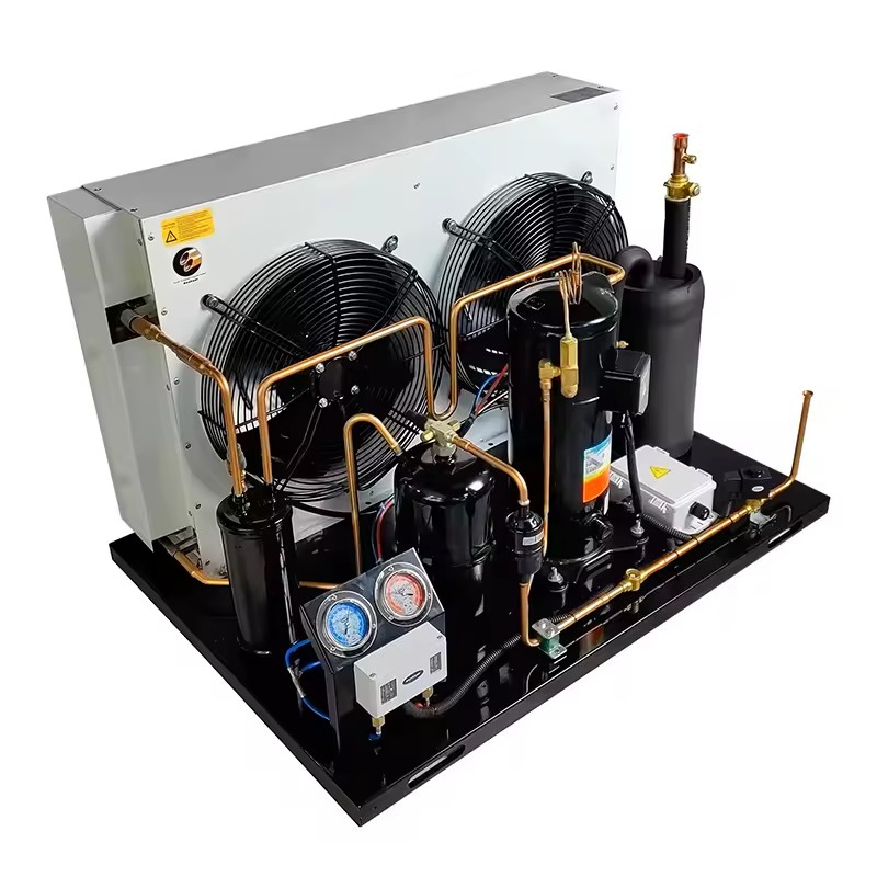 New Design Open Type Condensing Unit Cooling Unit Energy Saving Refrigeration Equipment Condenser