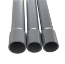 Hot Selling ASTM Schedule 40 & 80 PVC Conduit Pipes 1/2\"-6\" Electrical Tube Socket Glue Connection Moulding Processing Service