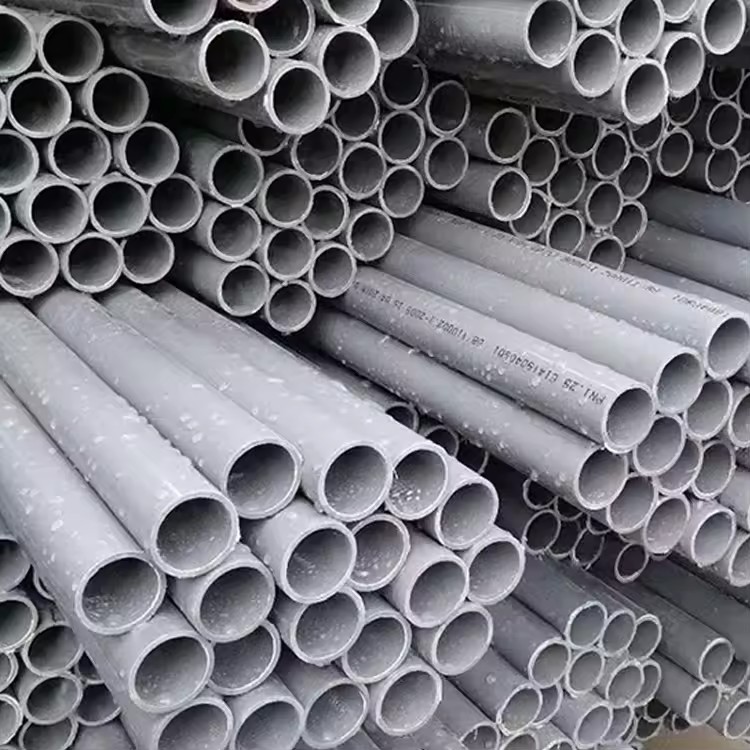 UPVC High Pressure Water Supply Pipes Durable Anti-Corrosion Industrial Use Custom Length & Diameter PE100 Material
