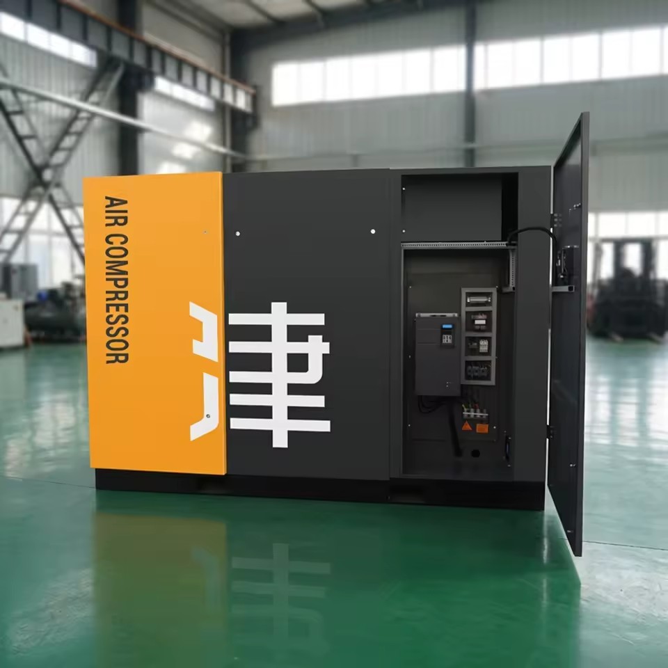 Industrial New 110KW Oil Free Low Pressure Screw Air Blower Stationary Energy Saving Air Cooled Equipment