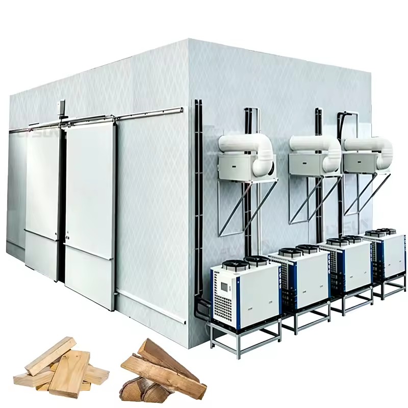 Energy-Saving Dryer Machine for Wood with Heat Pump Drying Chamber for Drying Various Types of Lumber