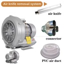 High Efficiency Regenerative Blower Air Knife Drying System for Bottle Can Surface Drying with Energy Saving 75%