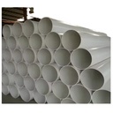 Durable Lightweight High Pressure PVC Water Supply Pipes White Color ISO Certified Optional Specifications Anti-UV 4m/6m Length