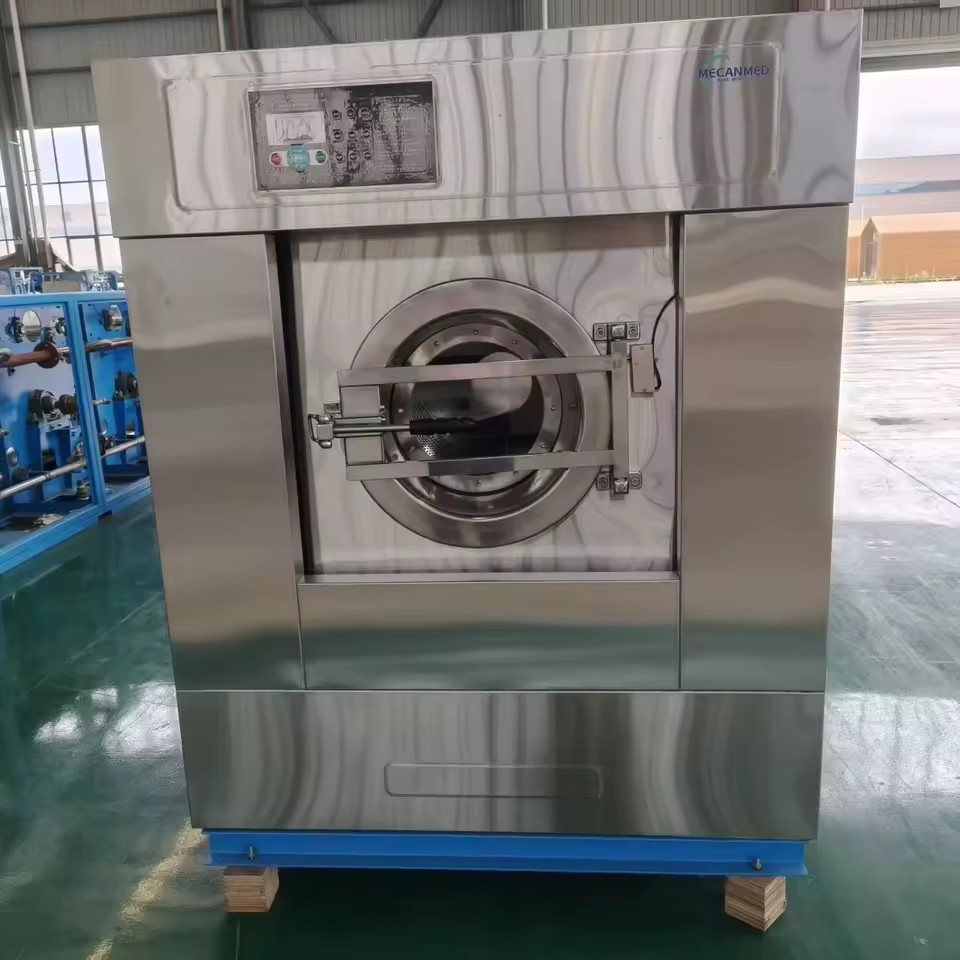 Fully Automatic Industrial Washer Extractor Dryer All One Stainless Steel 20KGS Capacity Self-Cleaning Laundry Machine for Hotel