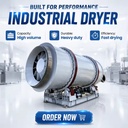 High Efficiency Triple Pass Rotary Drum Sand Dryer Machine for Silica Sand River Sand Dehydration CE ISO Certified