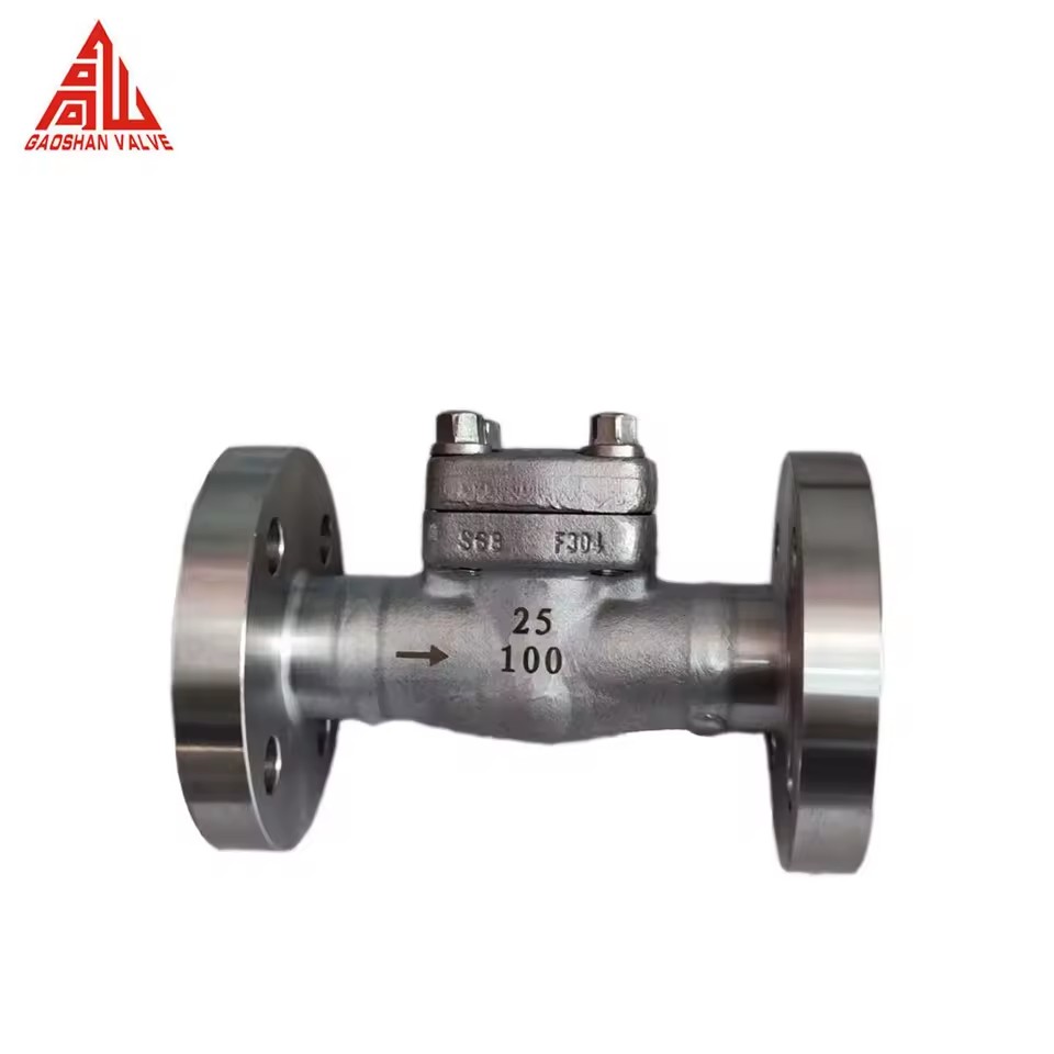GS H44W Forged Stainless Steel F304 F316 Flanged Check Valve 1" Inch PN100 800# for Steam