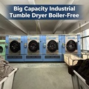 Energy Saving Clothes Dryer Energy Efficient Clothes Dryer Industrial Heat Pump Huge Capacity 50~160kgs Textile Tumble Dryer