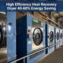 Heavy-Duty Linen Dryer Heat Pump Core Tech for Mass Hotel Bedding Drying Tasks