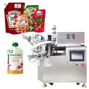 CE Single-head Automatic 30-2000ml Spout Pouch Rotary Filling Machine for Juice Energy Drink Yogurt Honey Tomato Sauce