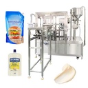 4 Nozzles Automatic Liquid Paste Spout Pouch Capping Machine for Beverage Shampoo Tomato Sauce Juice Detergent Cream High