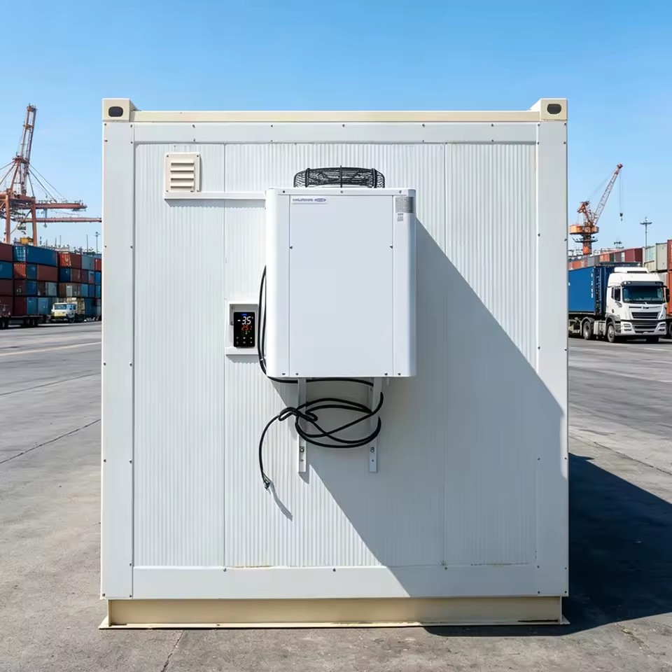 Tropical Climate Container Cold Room Solar Refrigeration Unit High Ambient Temperature Energy Saving Remote Control Eco-Friendly