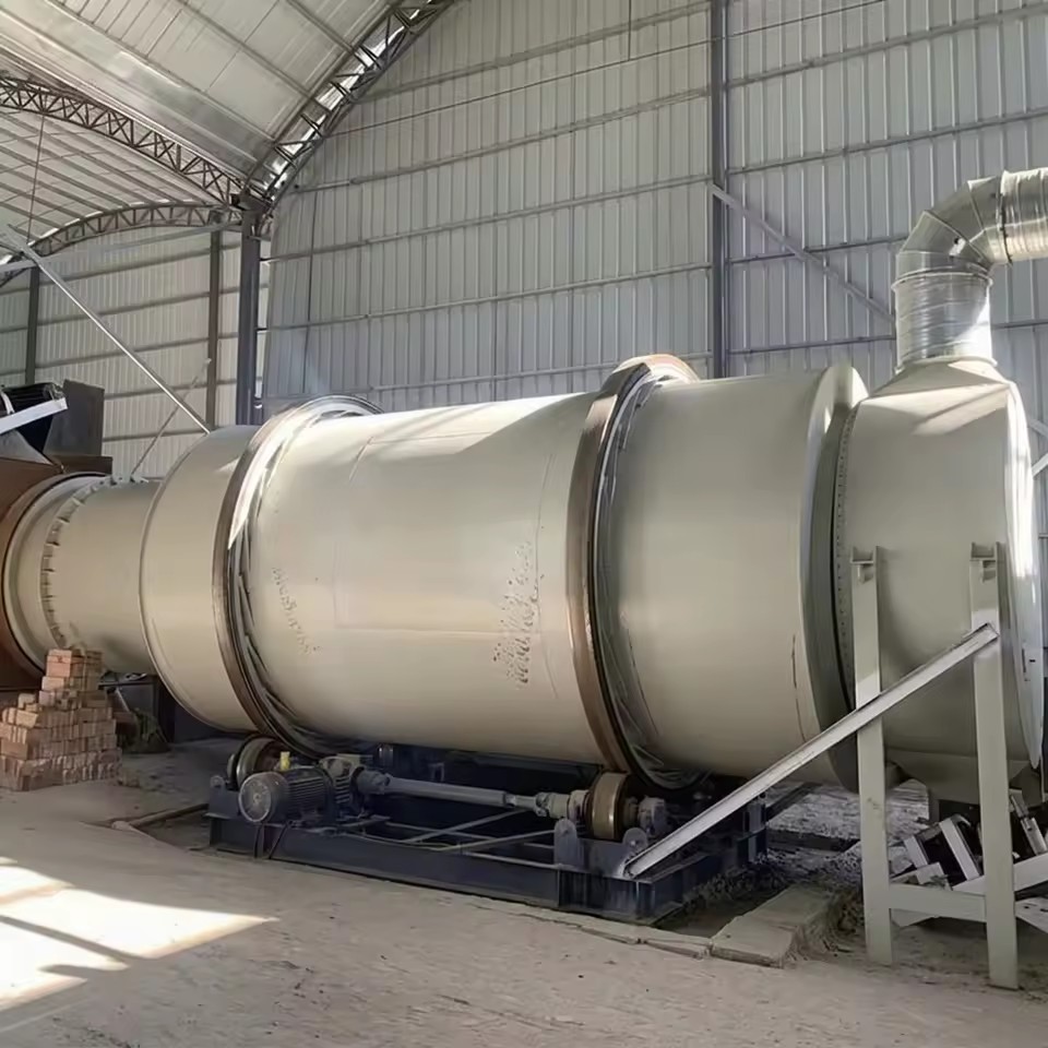 Professional Three Pass Sand Dryer Machine Rotary Drum Equipment for River Sand and Quartz Sand Drying PLC Control System