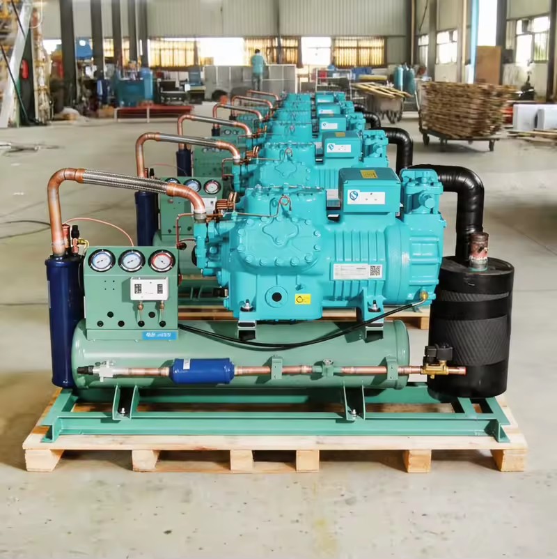 Wholesale Large Commercial Cold Storage Facility R22/380V Refrigeration Equipment Compressor Water-cooled Condensing Unit