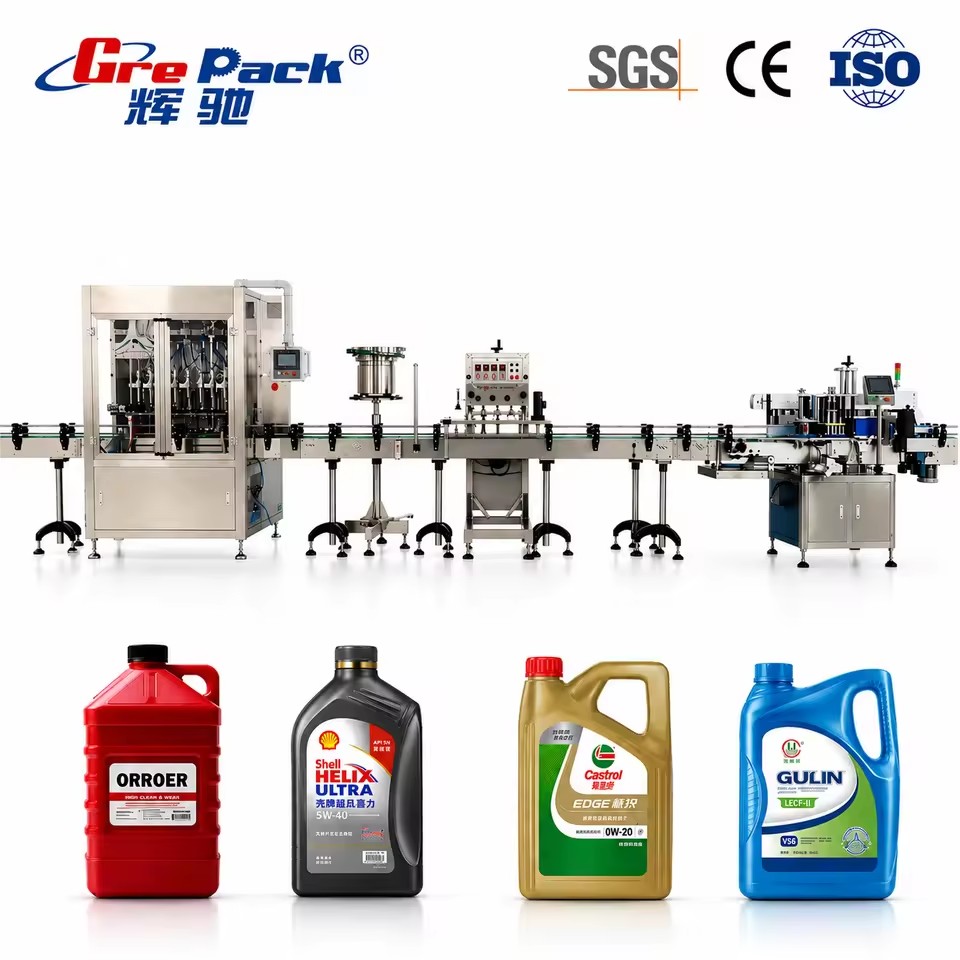 Automatic Lubricating Oil Filling Machine Servo Motor Pump Oil Filling Machine High Precision for Engine Oil Lube Oil