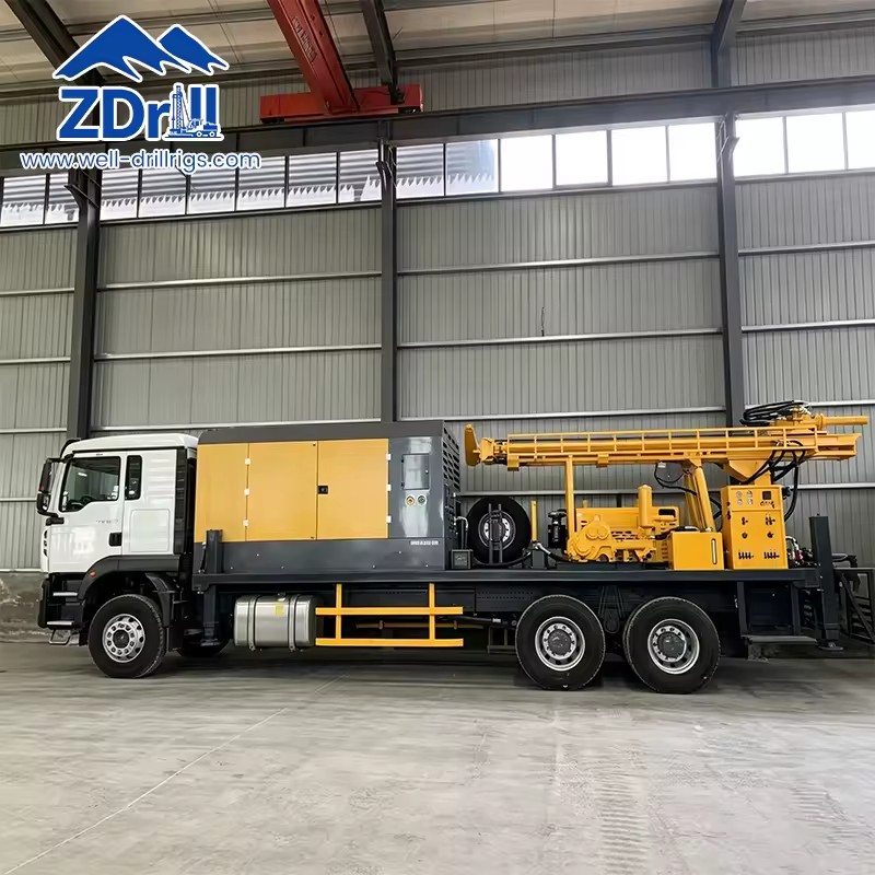 Factory Supply ZDT600 High Pressure Durable Truck Water Well Drilling Support Size & Configuration Customization
