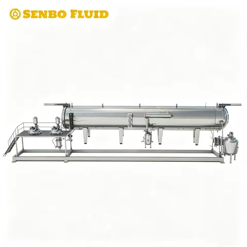 PLC Vacuum Belt Dryer CE Certified Low Temperature Dryer with CIP Cleaning System Energy Saving for Liquid Paste Solid Drying