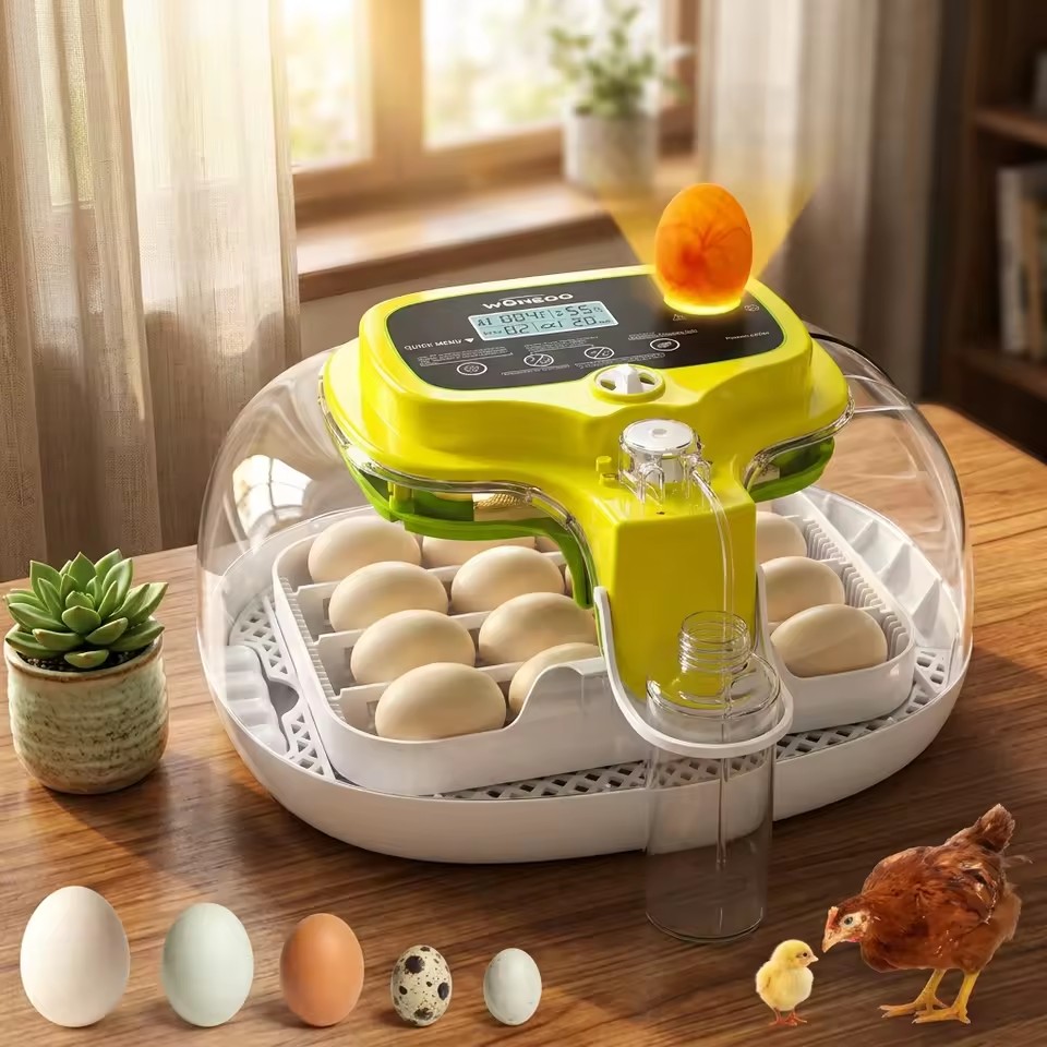 WONEGGHot Sale CE Certificated 16 Eggs Mini Automatic Chicken Egg Incubator Brooder