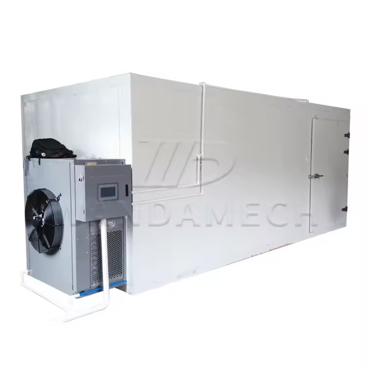 Air Source Heat Pump Food Drying Equipment Mushroom Drying Equipment Hot Air Tunnel Dryer for Grape Fruit Dehydrator