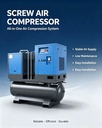 Energy Saving Four in One Air Compressor With Dryer Tank and Precision Filters