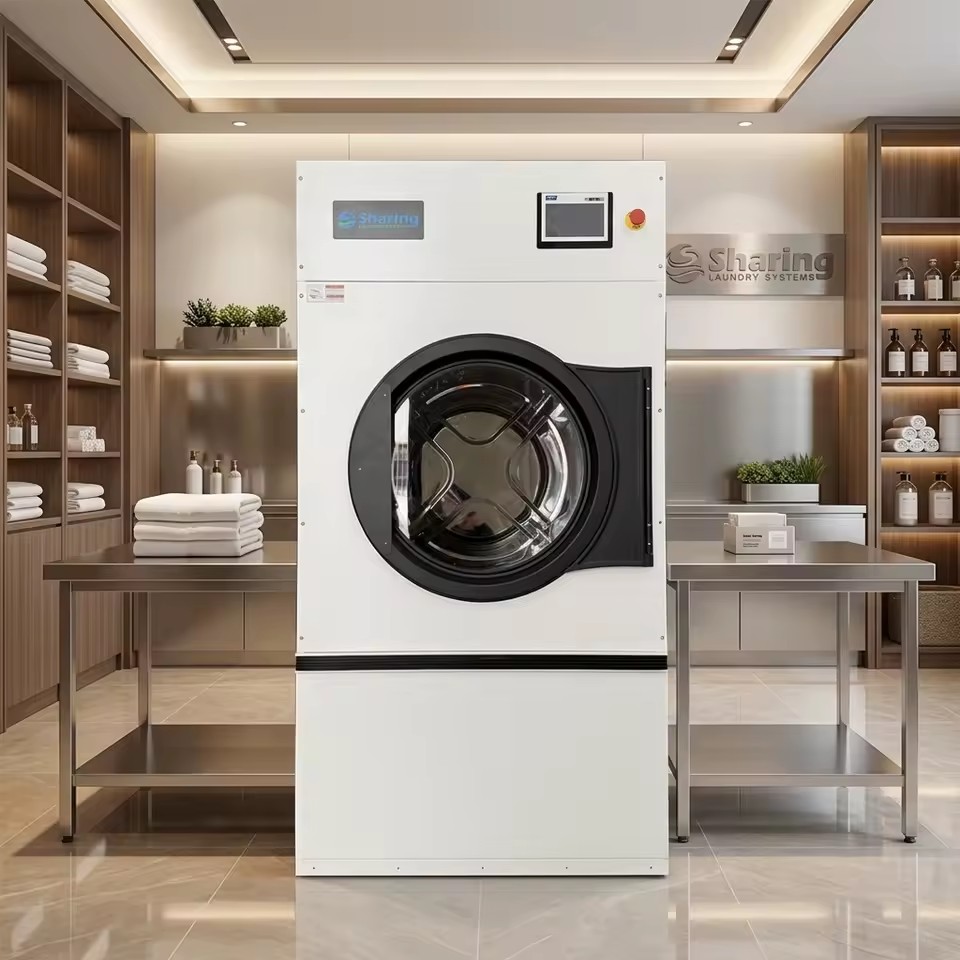 Professional Laundry Tumble Dryer 15kg 25kg 35kg Commercial Drying Equipment with Stainless Steel Drum