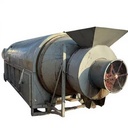 Used Integrated Electric/Biomass High-volume Continuous Heating Rotary Dryer for Dewatering of Industrial Agricultural Material