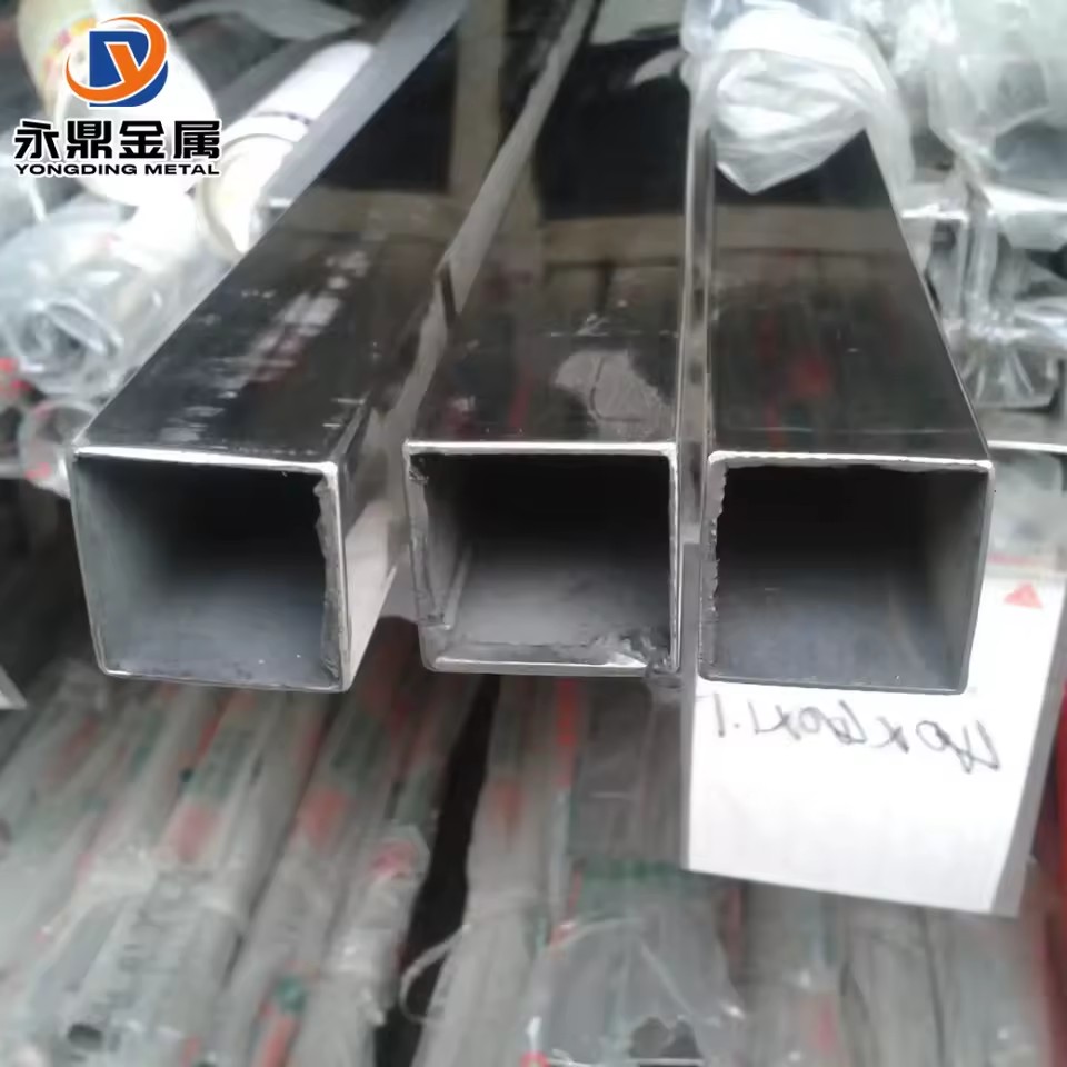 Brushed Finish Stainless Steel Tube 201 304 316 316L Welded Rectangular Square Stainless Steel Pipe Tube