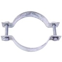 Standard Adjustable Zinc Carbon Steel Anti-Corrosive Hot Dip Galvanized OEM Customizable Shoe Bolt Pipe Saddle Pipe Clamps